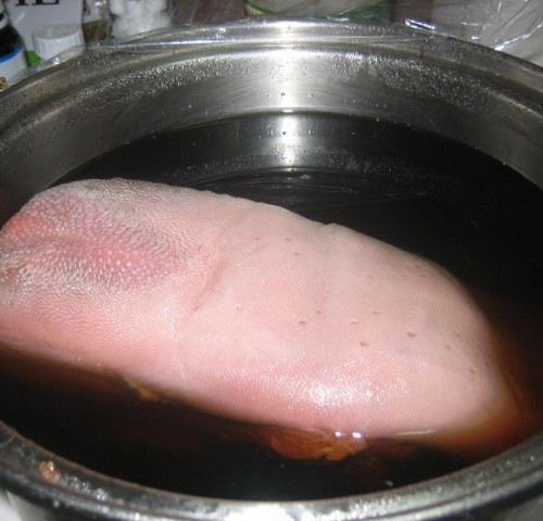 Top of beef tongue in brine